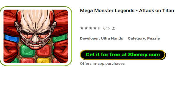 mega monster legends attack on titan