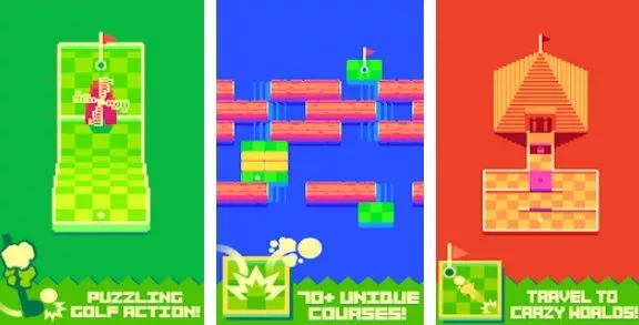 Gameplay screenshot from nano golf for Android