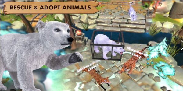 Gameplay screenshot from my wild pet online animal sim for Android