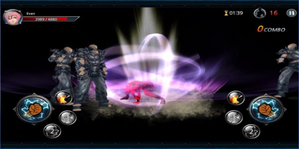 Gameplay screenshot from one finger death punch 3d for Android