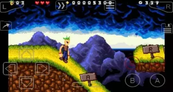 Gameplay screenshot from my boy gba emulator for Android