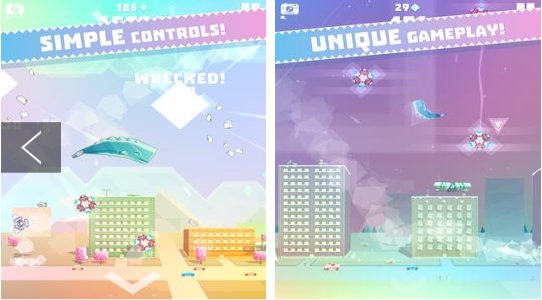 Gameplay screenshot from ookujira giant whale rampage for Android