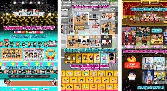 Gameplay screenshot from monthly idol for Android
