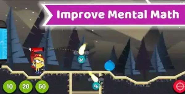 Gameplay screenshot from math rescue school version for Android