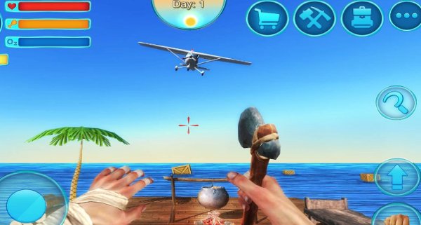 Gameplay screenshot from ocean survival 3d 2 for Android