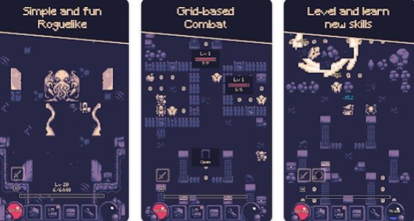 Gameplay screenshot from onebit adventure roguelike for Android
