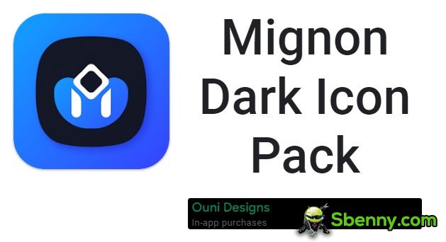 mignon dark icon pack