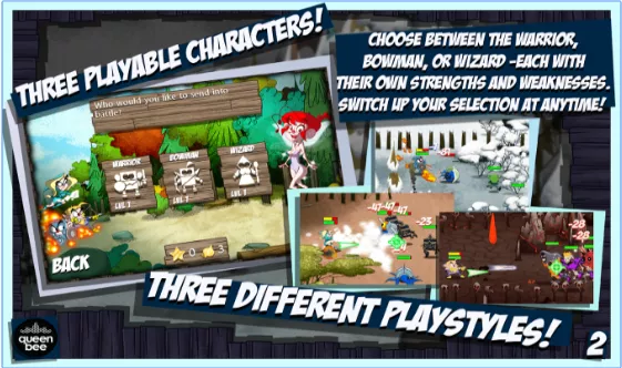 Gameplay screenshot from onion force for Android