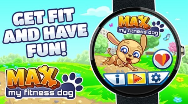 Gameplay screenshot from max my fitness dog for Android