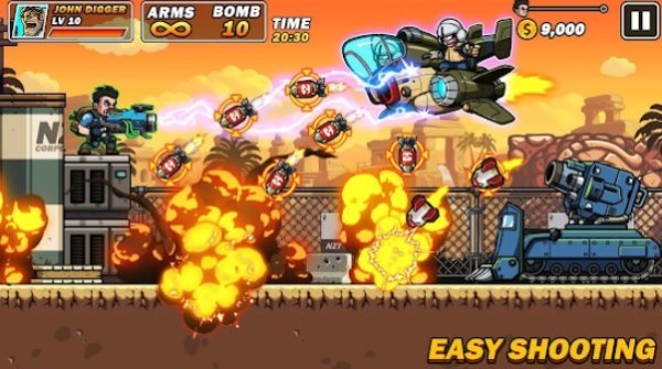 Gameplay screenshot from metal black ops new action games 2021 offline for Android