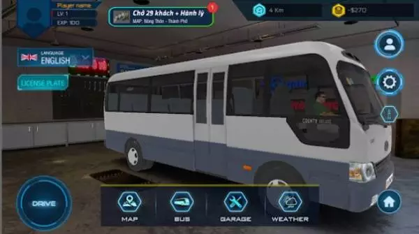 Gameplay screenshot from minibus simulator vietnam for Android