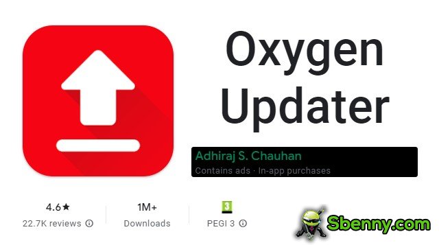 oxygen updater