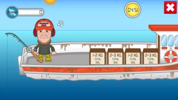Gameplay screenshot from mackerel mayhem for Android
