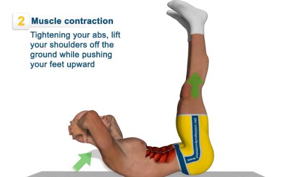 Gameplay screenshot from 8 minutes abs workout for Android