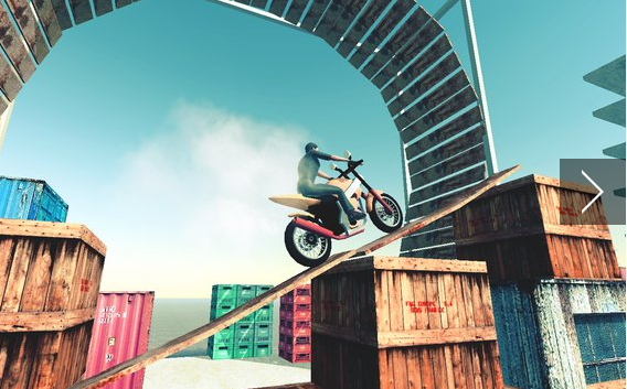 Gameplay screenshot from Motocross 3D for Android