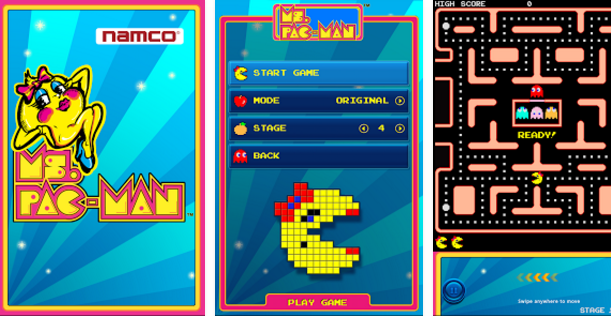 Ms pac man by namco