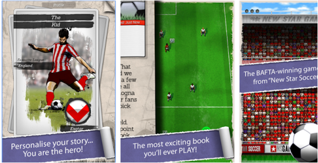 Gameplay screenshot from New Star Soccer G Story for Android