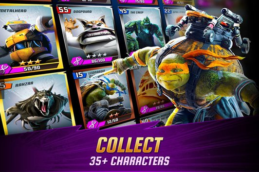 Gameplay screenshot from Ninja Turtles Legends for Android