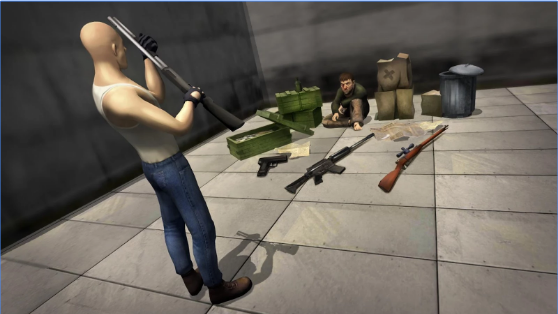 Gameplay screenshot from mad city gangsters for Android