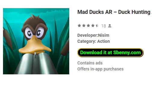 mad ducks ar duck hunting augmented reality game