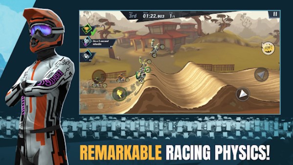 Gameplay screenshot from mad skills motocross 3 for Android