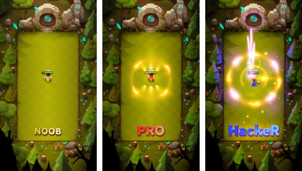 Gameplay screenshot from mage legends the magic archer for Android