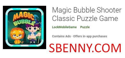 jeu de puzzle classique de tir à bulles magique