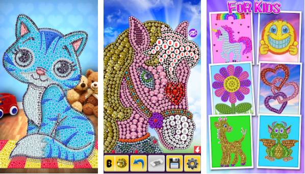 Gameplay screenshot from magic coloring number coloring for Android