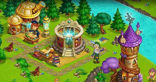 Gameplay screenshot from magic country fairy city farm for Android