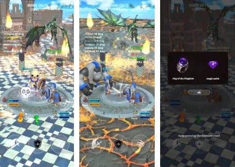 Gameplay screenshot from magic knight crazy combo for Android