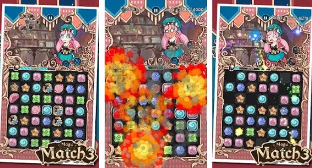 Gameplay screenshot from magic match 3 for Android