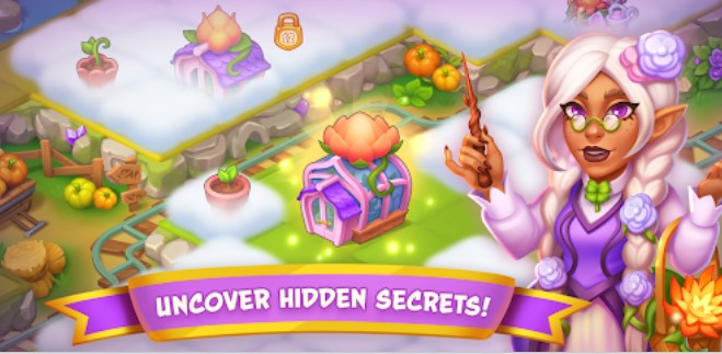 Gameplay screenshot from magic school wizard merge for Android