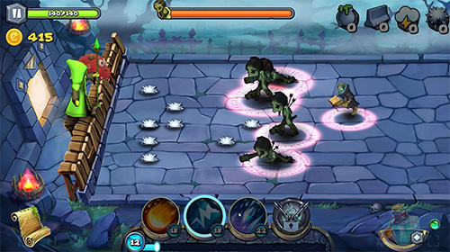 Gameplay screenshot from magic siege defender  for Android