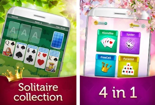 Gameplay screenshot from magic solitaire card games patience for Android
