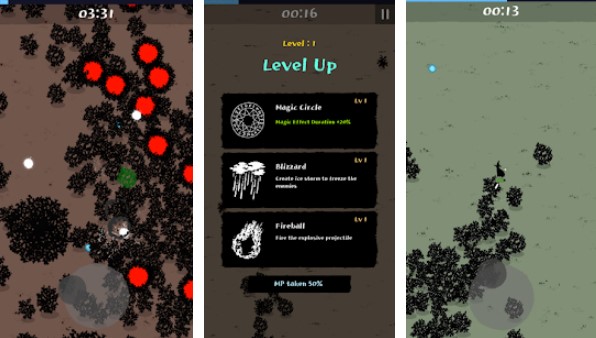 Gameplay screenshot from magic survival for Android