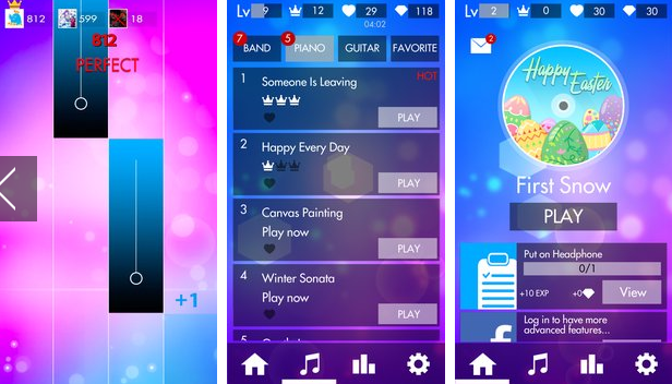 Gameplay screenshot from magic tiles 3 for Android
