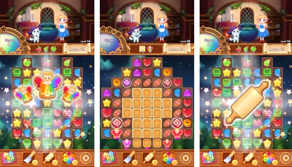 Gameplay screenshot from magical cookie land for Android