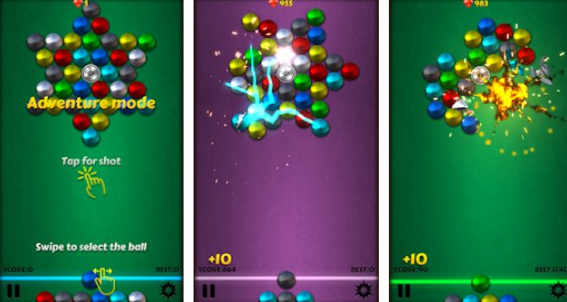 Gameplay screenshot from magnet balls pro for Android