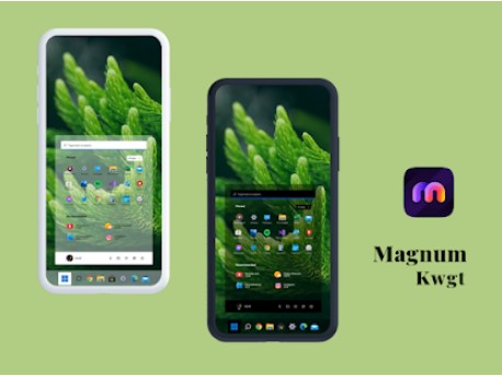 Gameplay screenshot from magnum kwgt for Android