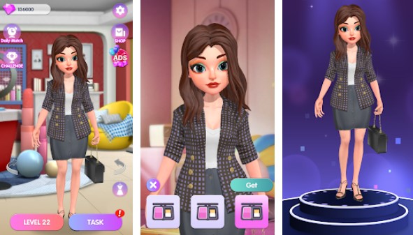 Gameplay screenshot from makeup fantasy for Android