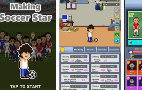Gameplay screenshot from making soccer star for Android
