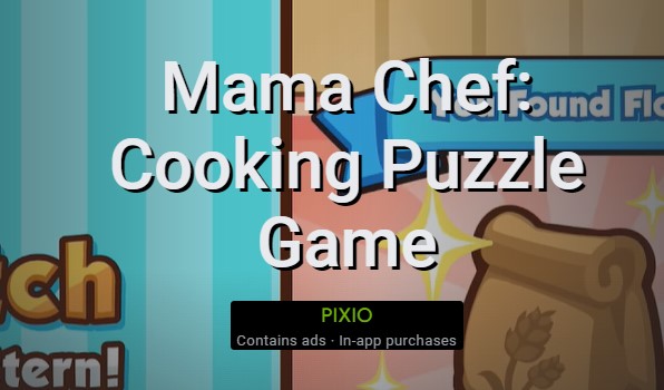 Игра-головоломка «Мама шеф-повар готовит еду»