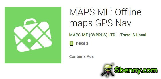 mapeia-me offline com mapas de navegação GPS
