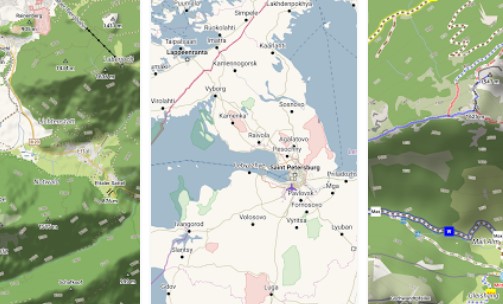 Gameplay screenshot from maptrek for Android