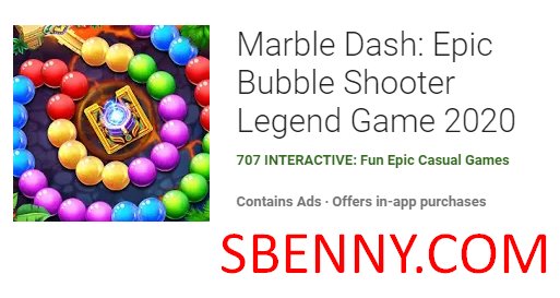 Marmor Dash epischen Bubble Shooter Legende Spiel 2020