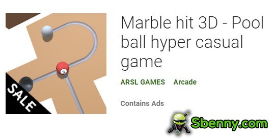 marble hit 3d pool ball hyper casual game