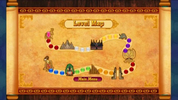 Gameplay screenshot from marble pop deluxe premium for Android