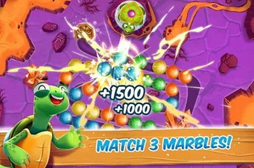 Gameplay screenshot from marble woka woka 2018 bubble shooter match 3 for Android