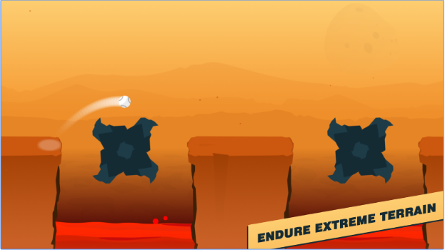 Gameplay screenshot from mars challenge for Android