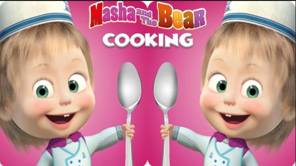 masha and bear cooking dash